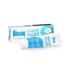 Bioniq® White Filler Toothpaste - 4 x 75 ml - Gentle Whitening Toothpaste with Hydroxyapatite, Protects and Strengthens Enamel, for Smooth and White Teeth, Removes Discolouration Gently