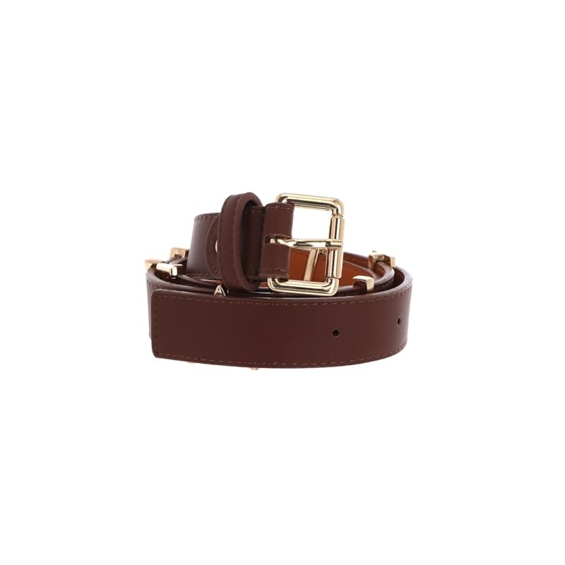 VALENTINO Emma Winter Belt W100 Caffé / Oro - Can