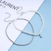 Inateannal Ankle Bracelets for Women Imitation Pearl Beaded Anklet Dainty