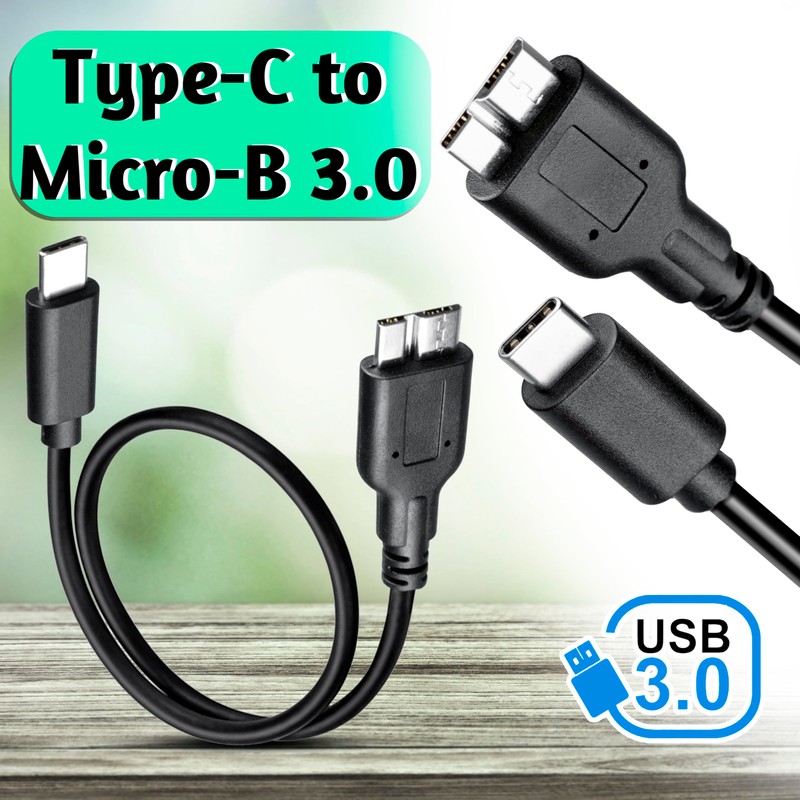SaiTech IT Type C to Micro B (USB C Hard