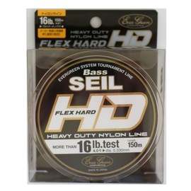 EVERGREEN Bass Zile Flex Hard HD Nylon Line, 16 lbs, Camouflage, Pastel Brown Color