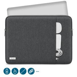 TECOOL 13 Inch Laptop Case Sleeve Compatible with MacBook Air 13 13.6 inch M3/A3113 2024 M2/A2681 M1/A2337 2022-2018, Macbook Pro 13 inch M2 M1 2022-2017,Protective Macbook case Sleeve,Space Grey