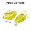 ZOERAX Cat5e Cat6 RJ45 Pass Through Connectors & Strain Relief