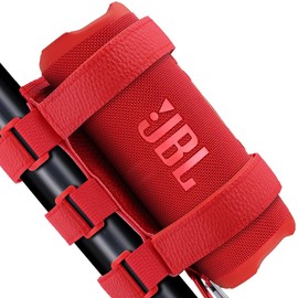 co2CREA Portable Speaker Mount for Most Bluetooth Wireless Speakers, Outdoor Speaker Adjustable Strap Attachment Accessory Holder Bar Rail for Golf Cart Railing Bike Boat