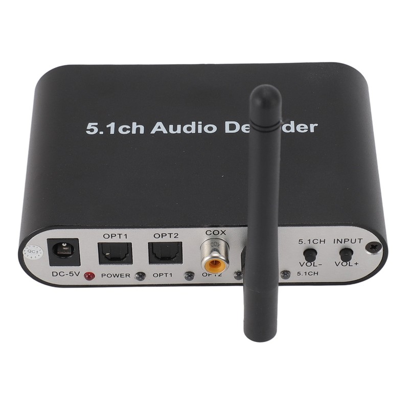 5.1 Channel Digital Sound Decoder Professional Bluetooth 5.0 Optical SPDIF