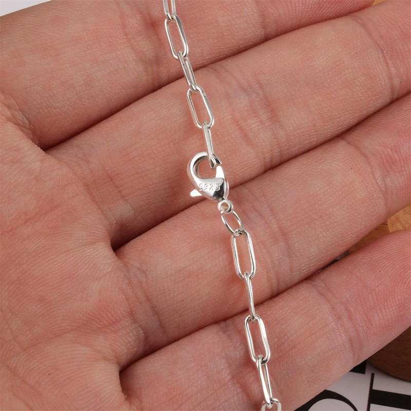 ALEXCRAFT 925 Sterling Silver Chain Clasp Chain Clasps Bracelet Clasp