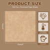 sourcing map 500 Pcs Unbleached Parchment Paper Baking Sheets Squares,