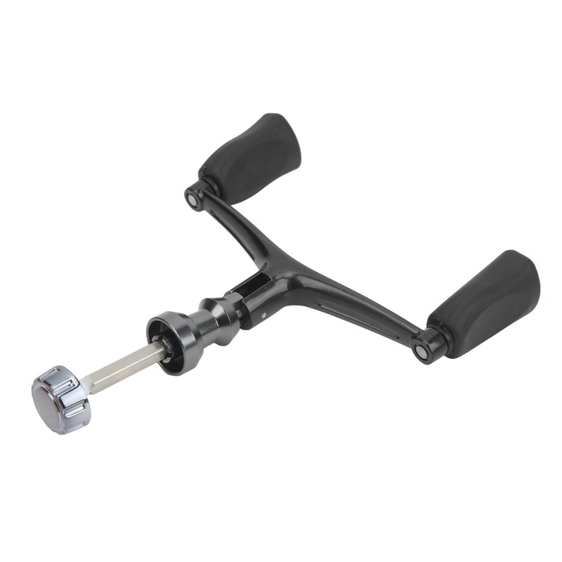 Fishing Reel Double Rocker Arm Handle Grip Four Angel Alloy