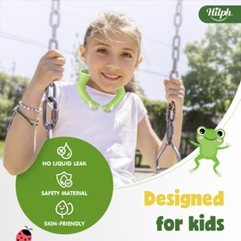 Hilph Nacken Kühlschlauch für Kinder, Kühlring für den Nacken, Nackenkühler für Gegen Hitze im Sommer, Kühlkragen für Outdoor-Arbeiter, Sport（Grüner）