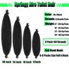 8 Packs Springy Afro Twist Hair 24 Inch Pre Fluffed