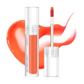 CLIO Water Soda Tint 5 Colors, Korean Lip Stain, High Moisturizing, Strong Hydrating Water Lip Oil, Gloss, Non Sticky Lip Stain, K-Beauty Lips (03 TANGERINE POP, One Size)
