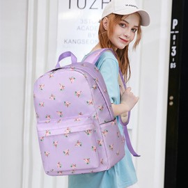 DSIUE Backpack for Girls Kids School Bags Teen Bookbags Set School Backpack with Lunch Box and Pencil Case