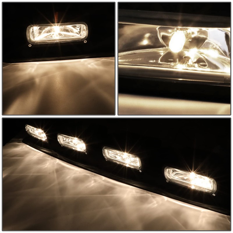 DNA MOTORING FL-ZTL-359-CH Universal Roof Mounted Fog Light with Wiring