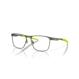 Oakley Youth OY3003 Flip Kick Prescription Eyewear Frames, Satin Lead/Demo Lens, 49 mm