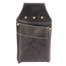 Waiter bag case Vintage-Style LEAS, Genuine Leather, brown - ''LEAS Vintage-Collection''