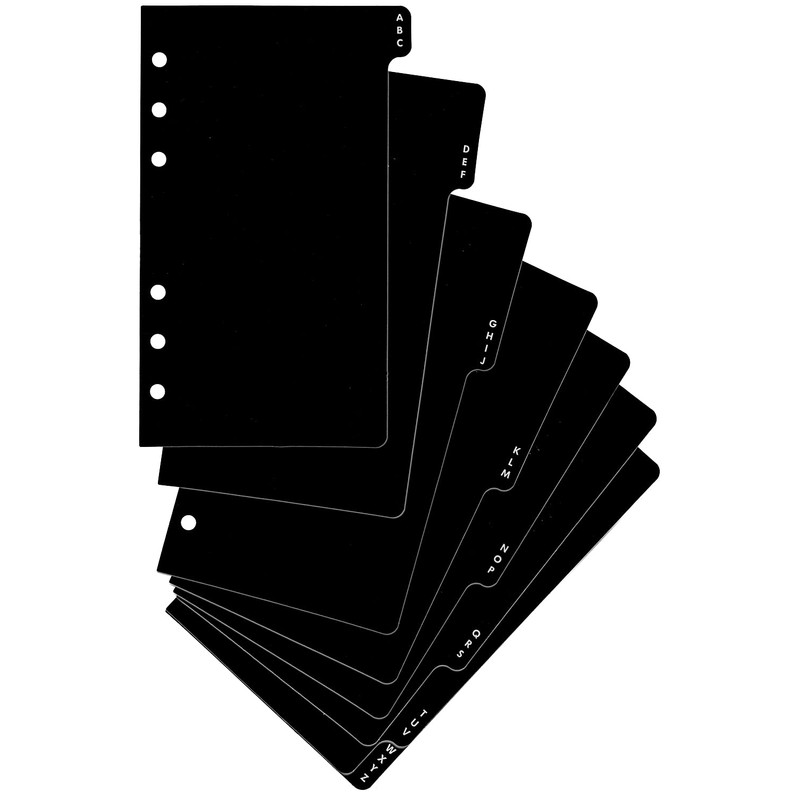 BSB 020089 Replacement Insert ABC Index, Approx. A6, 6 Holes