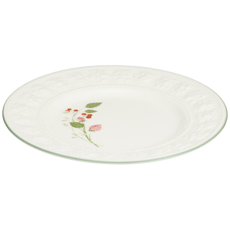Wedgwood 58951001238 Festivity Ceramic Plate, 8.3 inches (21 cm), Raspberry,