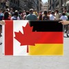 3×5 FT Canada German Combo Flag,Large Canadian Germany Decor,Double Side
