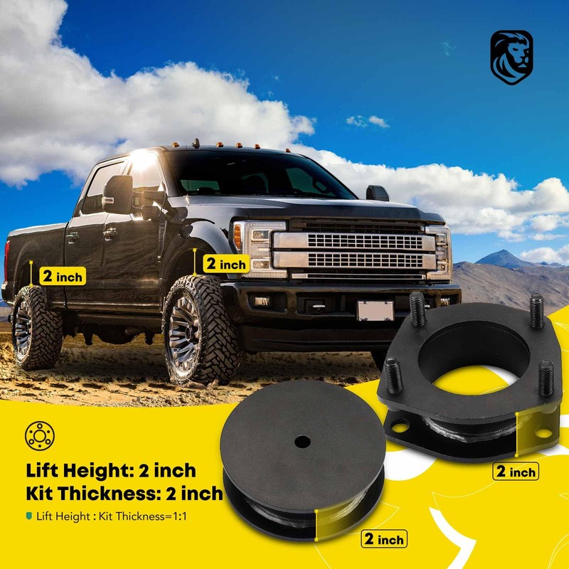 YHTAUTO 2 Inch Front & Rear Leveling Lift Fit Jeep