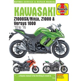Kawasaki Z1000, Z1000SX & Versys (10 to 16) Haynes Repair Manual (Paperback)