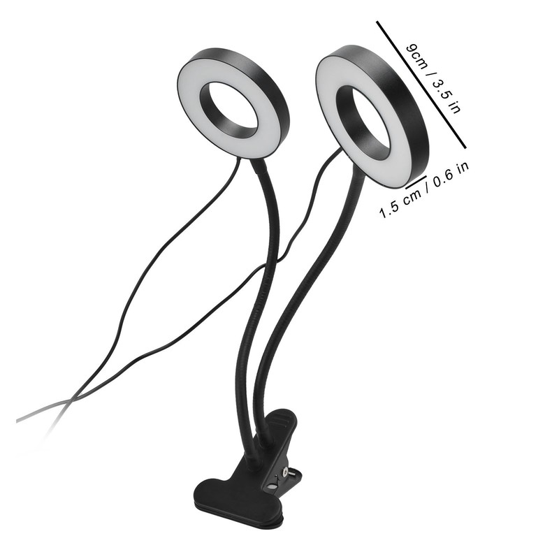 LED Grow Light DoubleEnd 360° Adjustable USB Powered Indoor Gooseneck
