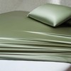 Hailyuwl Satin Fitted Sheet King Size 80"x78"– Silky Soft &