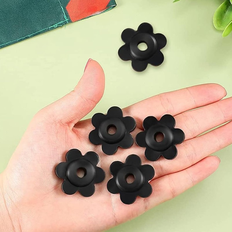 KONTONTY 12pcs Garden Flag Skid Stoppers Durable Lawn Flag Holders