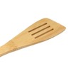 Bamboo Serving/Cooking Utensils - B13 - Angled Slotted Spatula -