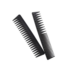 Vaguelly Vintage Wide Tooth Hair Comb for Men Professional Slicked Back Styling Comb Durable Static Tool for Wet Dry Hair for Salon and Home Use
