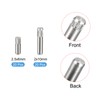 sourcing map 304 Stainless Steel Dowel Pins, 20Pcs 2.1x2mm and