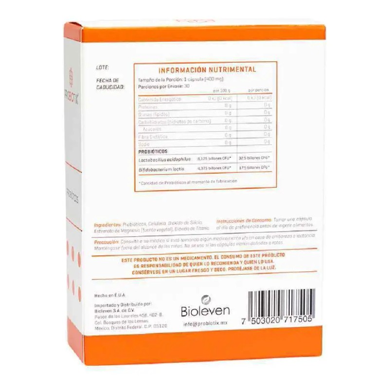 Probiotix Billones Probióticos Cepas Cáps