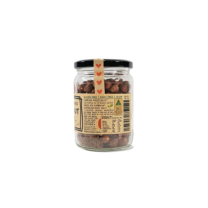Mindful Foods Organic & Activated Hazelnuts 250 g