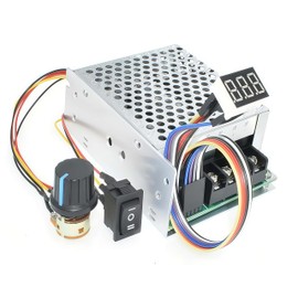 Forward Brake Reverse Adjustable LED Digital Display 10-55V 60A PWM DC Brushed Motor Speed Controller Switch Control 12V/24V/36V/48V For power wheels regulation