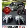 SDeelCase Gray Union Jack UK Side View Mirror Cover Caps