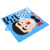 Expression Puzzle Felt Fabric Material Kit, Toy Stickers Five Senses