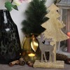 Fir Tree with Deer, Christmas Decoration, Choice of Sizes, Decorative