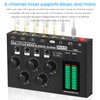 Douk Audio MX5 4 Channel Audio Mixer 4-CH Line-Mixing Mono