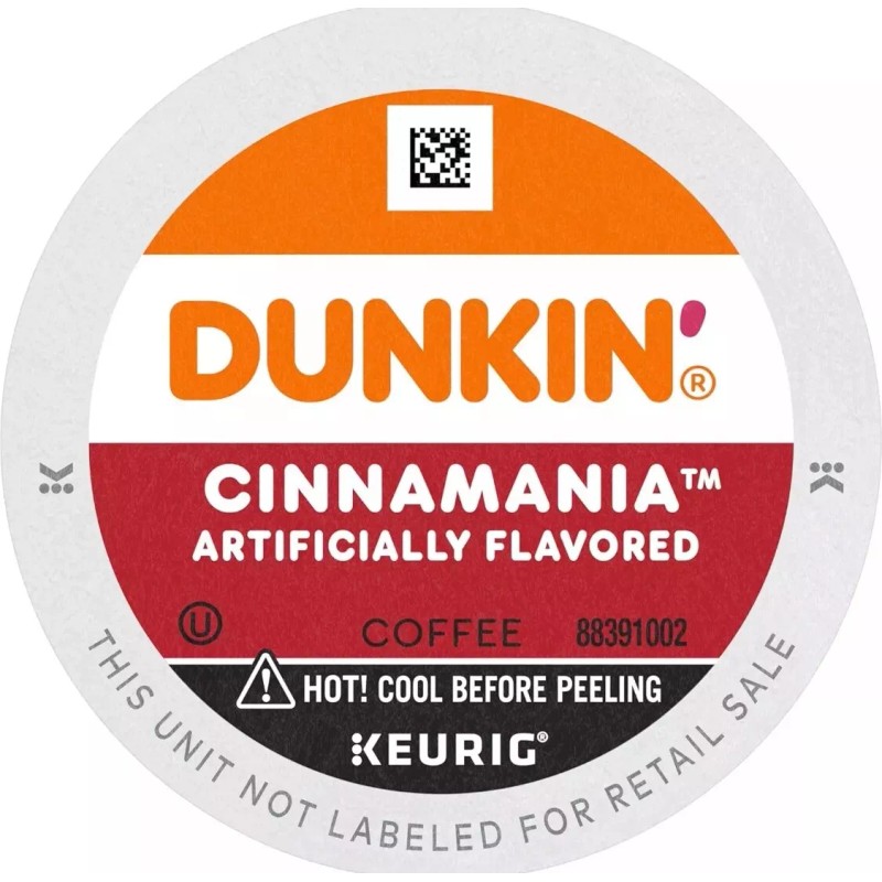 Dunkin' Dunkin’ Cinnamania Flavored Coffee 10 Keurig K-Cup Pods