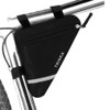 Aiqeer 1 Pcs Black Bike Triangle Bag, Bicycle Front Frame