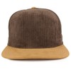 Trendy Apparel Shop - Gorra de pana con textura de