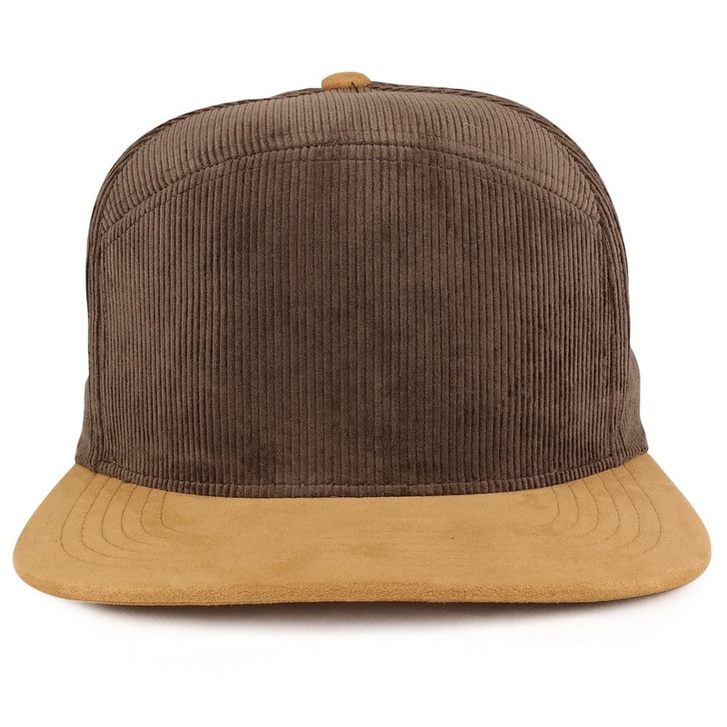 Trendy Apparel Shop - Gorra de pana con textura de