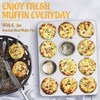 E-far Muffin Pan 12-Cup, Stainless Steel Cupcake Pan Metal Muffin