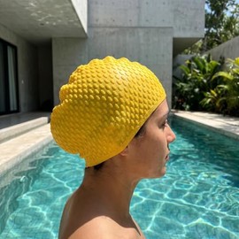 Kisangel Sombrero De Natación Impermeable Diadema De Natación Gorros De Natacion Impermeables Gorros De Natación Impermeables para Mujer Gorros De Bañ