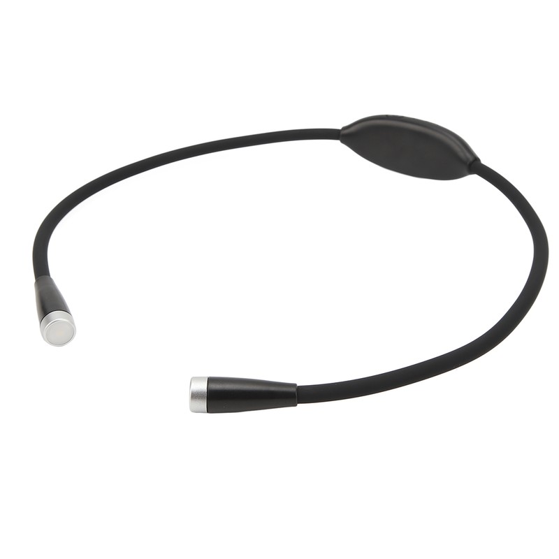 Neck Reading LED Lamp 3 Gear Brightness Bendable Silicone ABS
