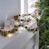 SoonHua Jingle Bells Pinecone Christmas Decoration String Lights