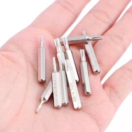 Torx 4mm Screwdriver Bits Set T3 T4 T5 TR6 T7 T8 T9 T10 T15 T20H Mobile Repair