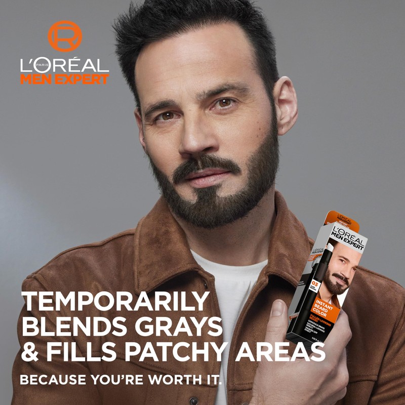 L’Oreal Paris Men Expert Instant Temporary Beard Color, Beard Filler