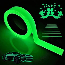 Reflective Tape, Luminous Tape, Fluorescent Tape, Glow in the Dark Tape, 5 Types, Fluorescent Marking, Luminous Tape, For Earthquakes, Emergencies, Disaster Prevention, Road Signs, Fall Prevention, Luminous Tape, High Brightness, Long Time, Luminous Tape