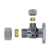 AIRISIN 1/4 Quarter Turn Brass Angle Stop Valve 1/2" NOM