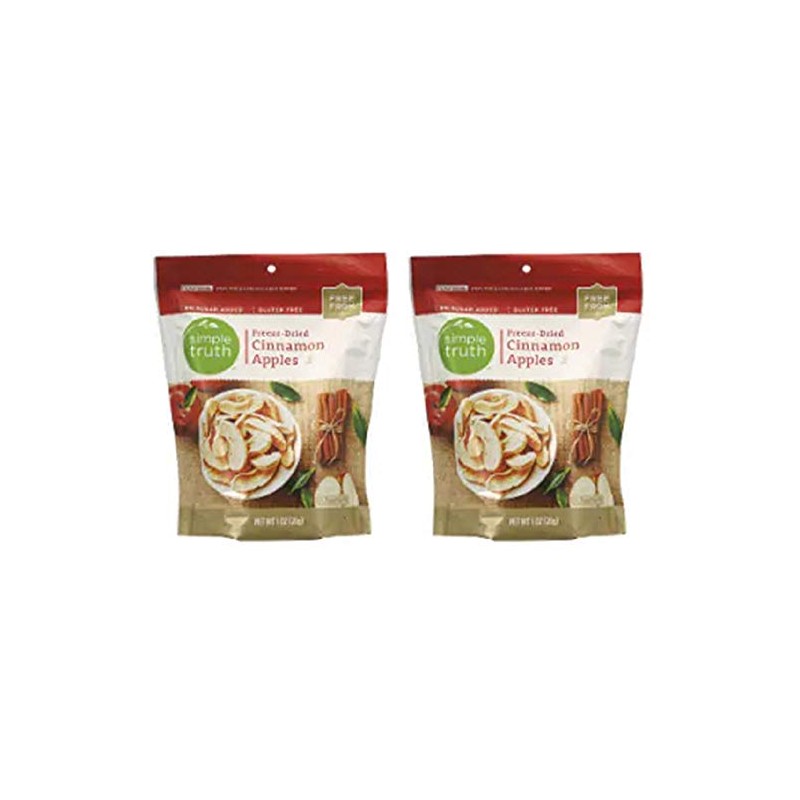 Simple Truth Freeze-Dried Cinnamon Apples 1 oz (Pack of 2)